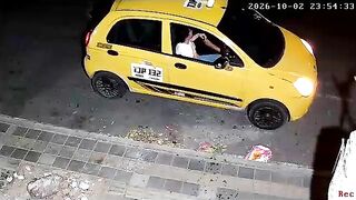 Crying Woman Violently Attacked By Taxi Driver In Colombia