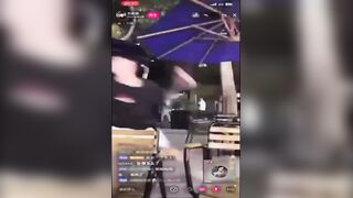 They were attacked with a machete on live broadcast