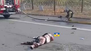Civilians killed by failed Ukrainian air defense.