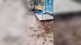 Civilians killed by failed Ukrainian air defense.