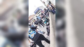 Criminal Who Robbed A Woman Attacked By Mob, His Motorcycle Set Ablaze