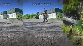 Drone ambush on a Russian officer.