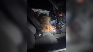 Shot dead in his car
