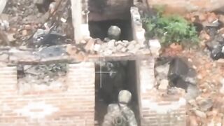 Ukrainian refuses to surrender and is executed.