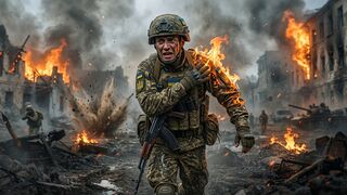ZUKRATS DRONE OPERATORS BURNING ALIVE IN KRAMATOSRSK