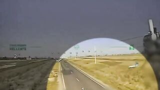 Ruzky scum prefer to die in autocrash, rather die from Ukrainian drone