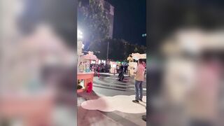 Man Self Immotes In Public In China