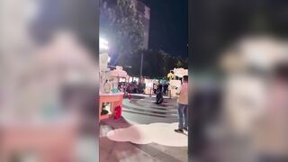 Man Self Immotes In Public In China