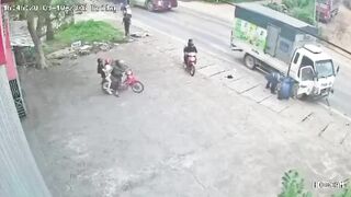 Couple On Mopd Run Over By Truck, One Dead