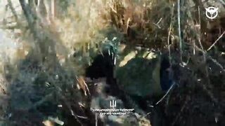 Ukrainian intelligence officers, supported by drones, neutralised two groups of ruzky