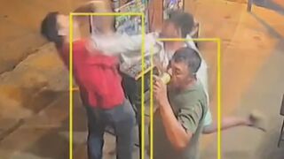 Annoying Drunk Shit Talker Gets Dropped By Own Friend