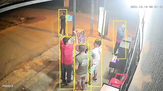 Annoying Drunk Shit Talker Gets Dropped By Own Friend