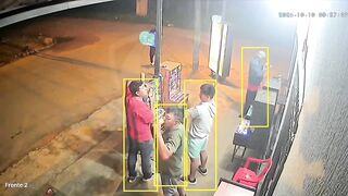 Annoying Drunk Shit Talker Gets Dropped By Own Friend