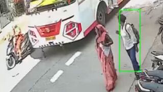 Woman Falls Of A Motorcycle, Bus Takes Her Life