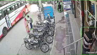 Woman Falls Of A Motorcycle, Bus Takes Her Life