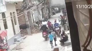 Notorious Criminal Shot Dead In Front Of Kids And Cow In Delhi