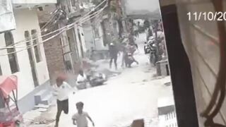 Notorious Criminal Shot Dead In Front Of Kids And Cow In Delhi