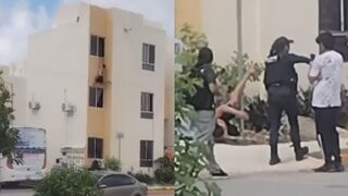Man Jumps from 3rd Floor to Escape Secret Lover's Husband in Cancun, MX
