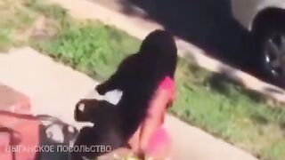 Sick Pervert Eats Ratchet Azz in Public