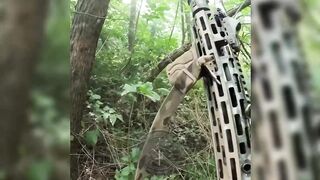 Azov recon cleared forest, and captured at least three katsaps in Donetsk region