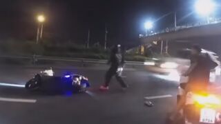 One Stupid Mistake Kills Motorcyclist Instantly