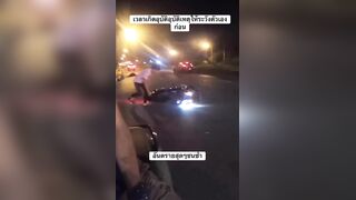One Stupid Mistake Kills Motorcyclist Instantly
