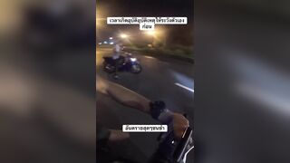 One Stupid Mistake Kills Motorcyclist Instantly