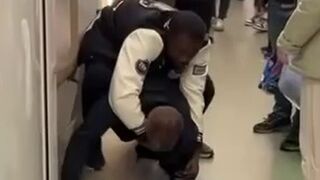 Migrant Almost Strangles Passenger & No One Gives a Fuck