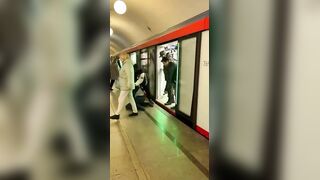 Migrant Almost Strangles Passenger & No One Gives a Fuck