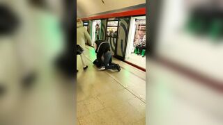 Migrant Almost Strangles Passenger & No One Gives a Fuck