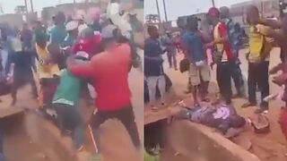 Driver Mobbed After Injuring Motorcyclist In Edo State