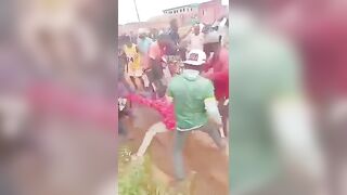 Driver Mobbed After Injuring Motorcyclist In Edo State