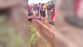 Driver Mobbed After Injuring Motorcyclist In Edo State
