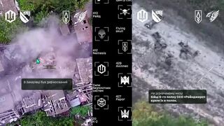 Dirty katsaps surrendered after bombings from Ukrainian Vampire drone