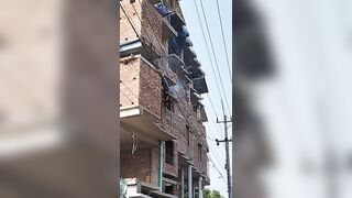 Electrocuted Construction Site Worker Falls To His Death In Bangladesh