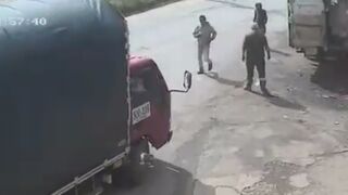 Triple Strike: Three Men Hit By Truck In Colombia