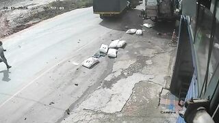 Triple Strike: Three Men Hit By Truck In Colombia