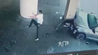 October 14th:  China Presented First Flying Pedestrian