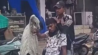 Young Man Strangled And Mugged By Junkies On The Dirty Street