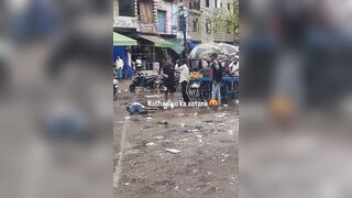 Young Man Strangled And Mugged By Junkies On The Dirty Street