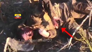 Colombian Merc says goodbye to his arm and legs.