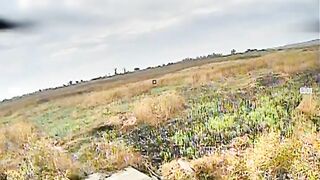 Hide-and-seek with a Ukrainian drone.