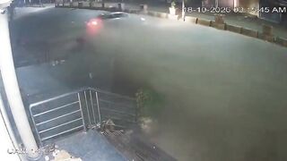 Pedestrian Hit by Speeding Car in India