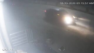 Pedestrian Hit by Speeding Car in India