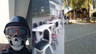 Knife attack in Turkey (Classic Video)