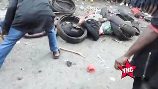 Gang Of Thieves Murdered By Violent Mob In Congo (FULL)