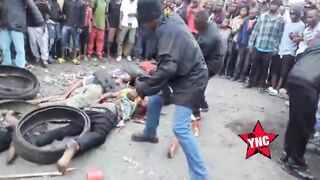 Gang Of Thieves Murdered By Violent Mob In Congo (FULL)