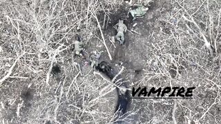 Double grenade drop on Russian soldiers