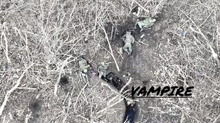 Double grenade drop on Russian soldiers