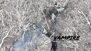 Double grenade drop on Russian soldiers